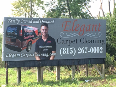 Elegant Carpet Cleaning - Joliet Billboard
