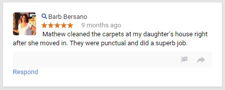 Elegant Carpet Cleaning - Review - Google - June 2014 - 5 Star